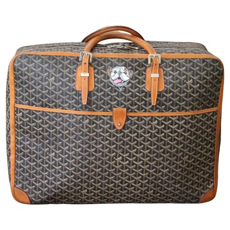 goyard trolley suitcase|goyard travel bag price.